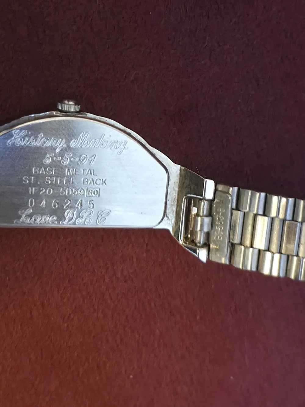 Seiko Silver-Tone Triangle Dial Quartz Watch - Silver